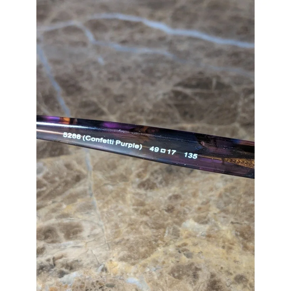 Coach Eyeglasses Sunglasses HC 6065‎ 5288 Confetti Purple 49 [] 17 135 Gold